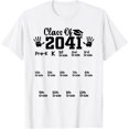 thumbnail image 1 of Class of 2041 Grow with Me Handprint T Shirt All Size S-5XL, 1 of 4
