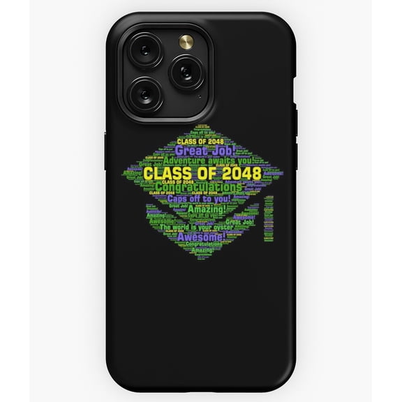 Class of 2048 Future Graduation Year G4469 Phone Case for iPhone17 16 15 14 13 12 11 Pro Max