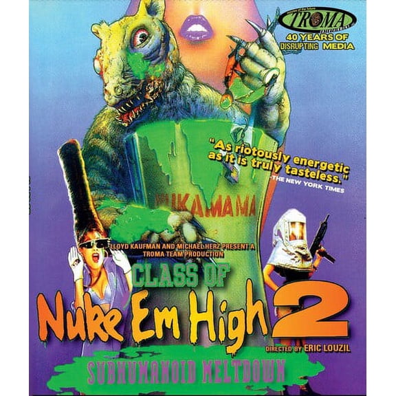 Class of Nuke Em High, Part II: Subhumanoid Meltdown (Blu-ray), Troma, Horror