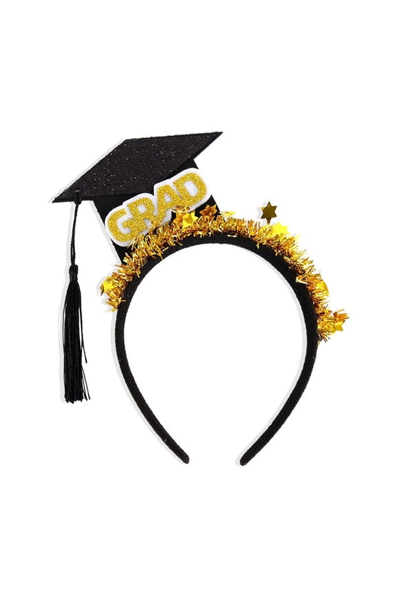 Class of graduation hair band hat headwear graduation party decoration head hoop for ceremony events