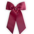 thumbnail image 1 of ClassExceed Signature Long Tail Grosgrain Bow – Handmade in USA Hair Accessory for Girls & Women – Elegant Everyday Hair Bow – Maroon – Perfect for Spring & Easter Outfits, 1 of 4