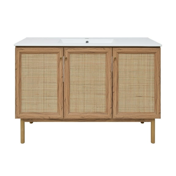 Classe 48" Bathroom Vanity in Oak
