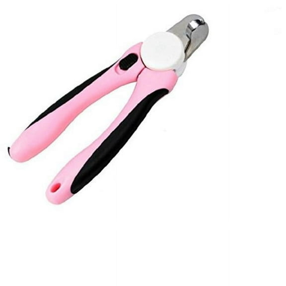 ClassePet 6.5 Inch Nail Clippers for Dogs & Cats With 1 Nail File- Pink