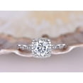 thumbnail image 1 of Classic 1.75 Carat Moissanite Diamond Wedding Ring with 18k Gold Plating, 1 of 5