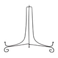thumbnail image 1 of Classic 12-Inch Iron Easel Display Stand with Black Finish, Perfect for Bowl, Plate, Photo Frame, Book, and Artwork Display, Single Piece, 1 of 8