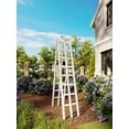 thumbnail image 1 of Vita Classic 14" L x 68" H Ladder Garden Trellis, Vinyl, White, VA68167, 1 of 7