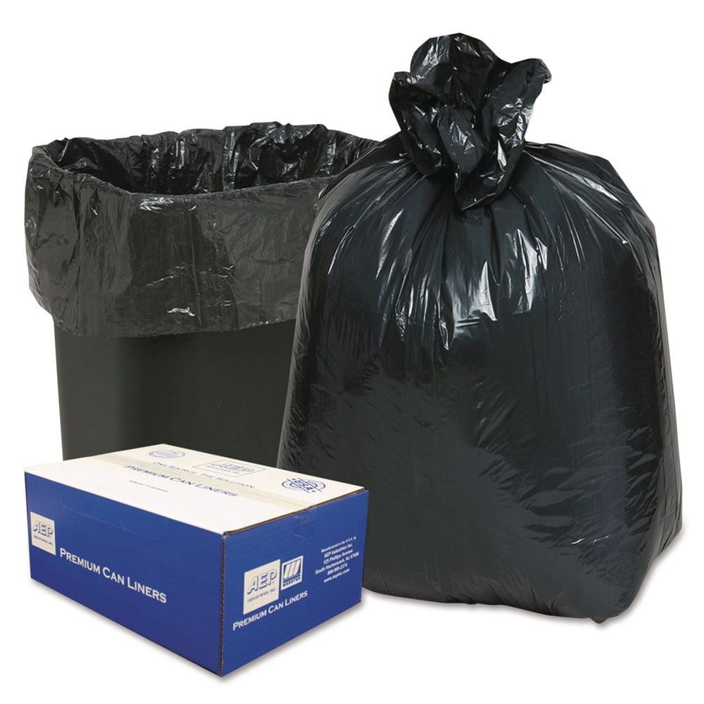 Webster 16 Gal. Classic Trash Bags Black 500/Carton (WEBB33-790154)