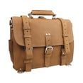 thumbnail image 1 of Classic 16 Large Leather Briefcase Backpack L09.BRN, 1 of 3