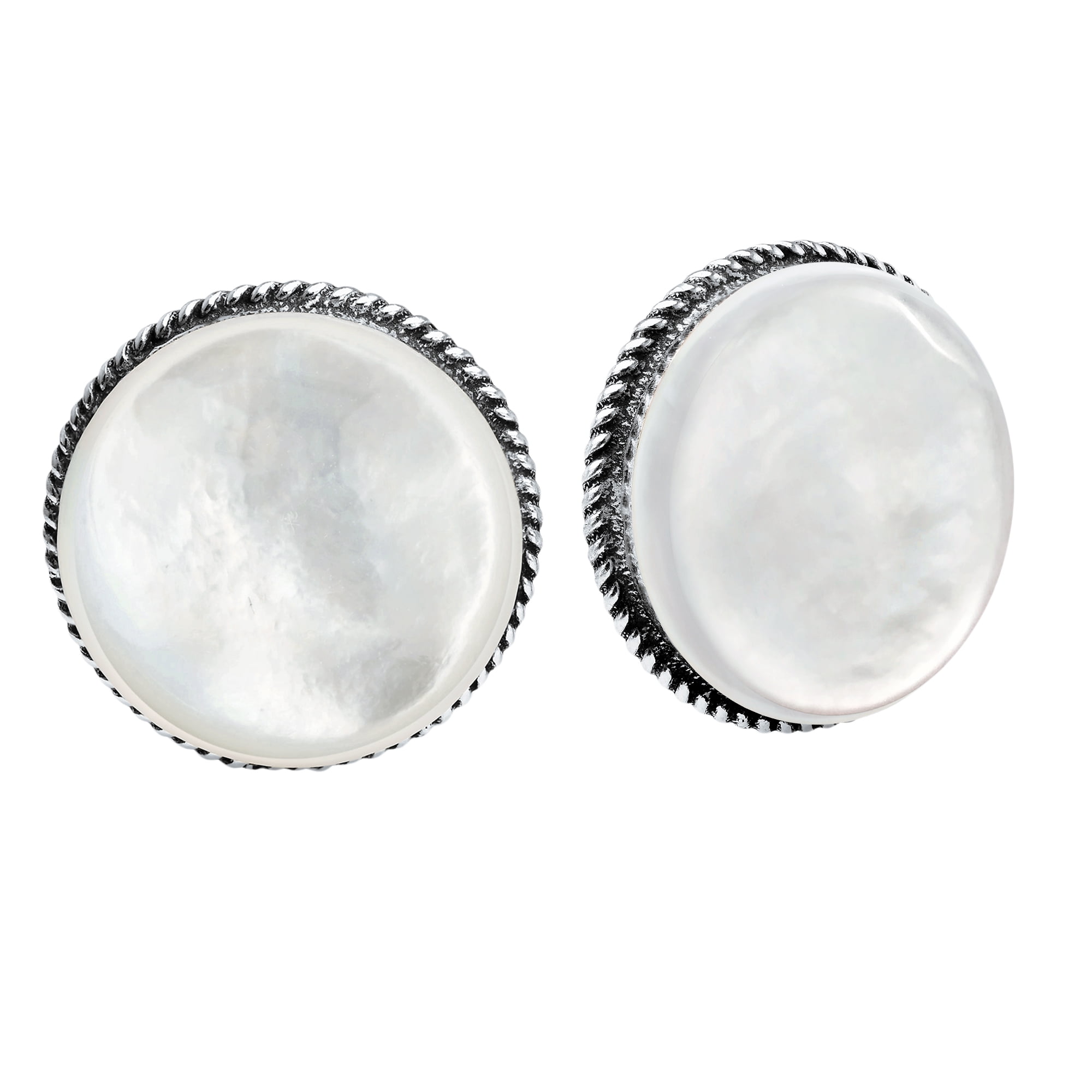 Orecchini A Clip In Argento 925 Con Lapislazzuli Blu Simulato | Design A Turbinio 16mm | Gioielli Artigianali Dalla Thailandia | AERAVIDA