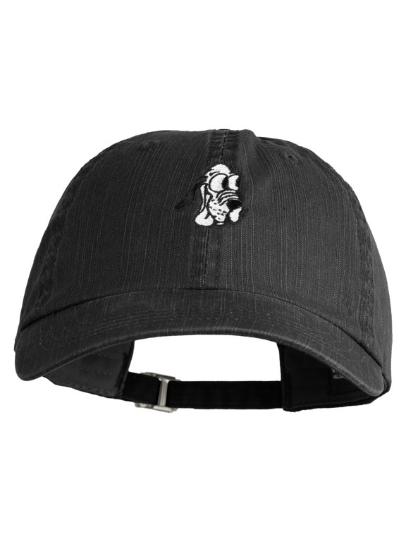 Classic 1930 Pluto Head Embroidered Pigment Dyed Cotton Cap - Black OSFM