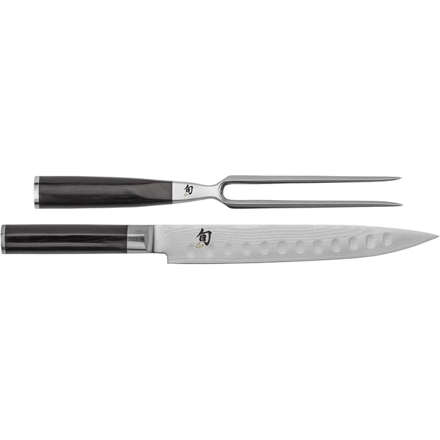 Classic 2 Piece Carving Set, Includes 9" Classic Hollow Ground Slicing