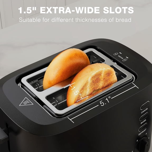 Classic 2-Slice Toaster with Warming Rack & Electric Gooseneck Kettle