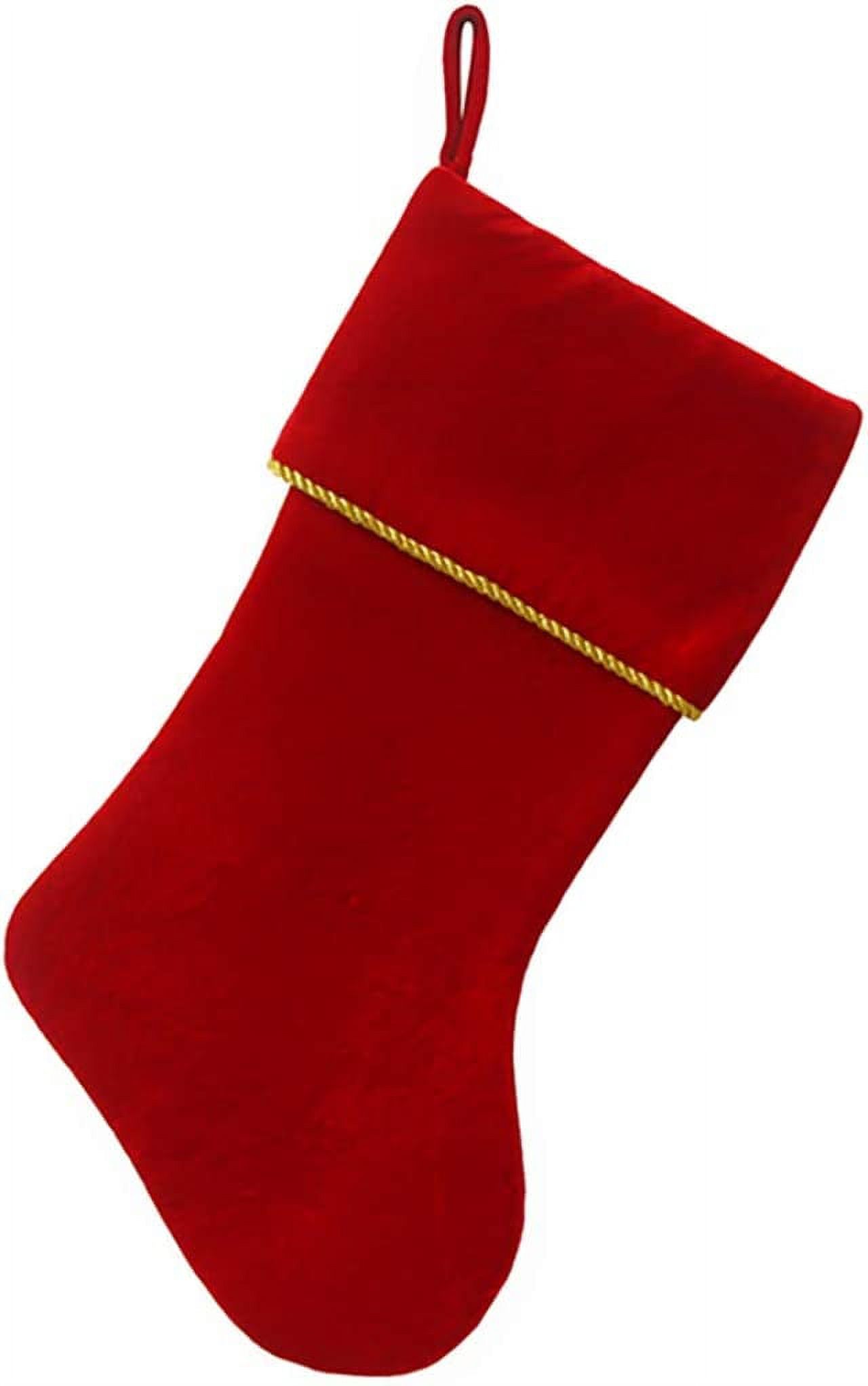 Classic 20inch Red Velvet Christmas Stockings