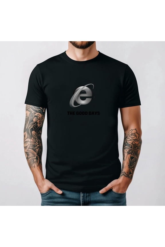 Classic 2000s Internet Vintage Retro Millennial Nostalgic Style T-shirt, up to size 5XL.