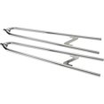 thumbnail image 1 of Classic 32 Inch Rear Radius Rods, Chrome Steel, 1 of 5