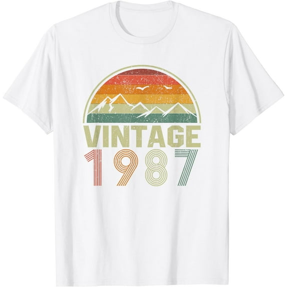 Classic 37th Birthday Gift Idea Vintage 1987 T-Shirt