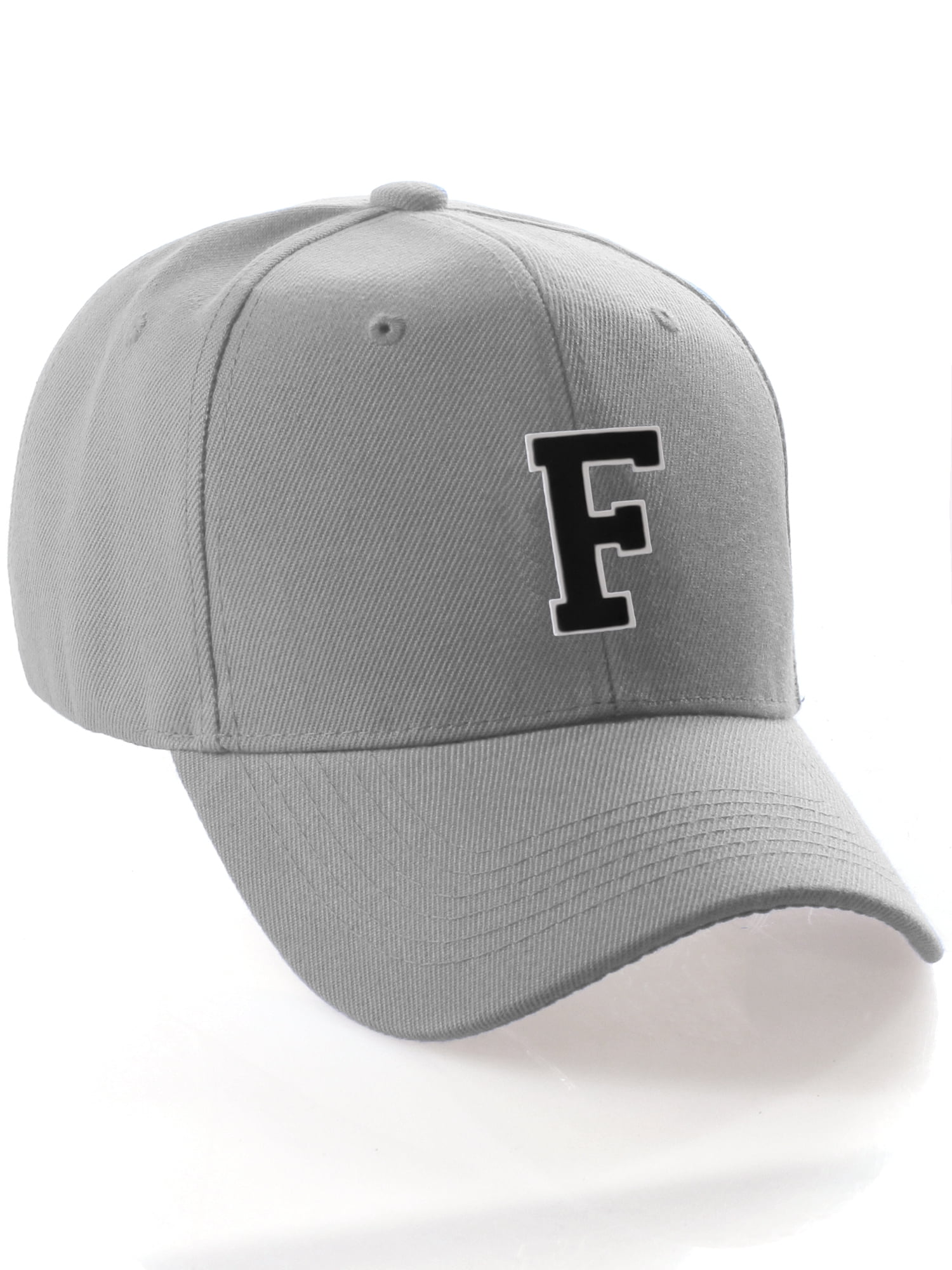 Classic 3D Raised Initial Letters A to Z Structured Baseball