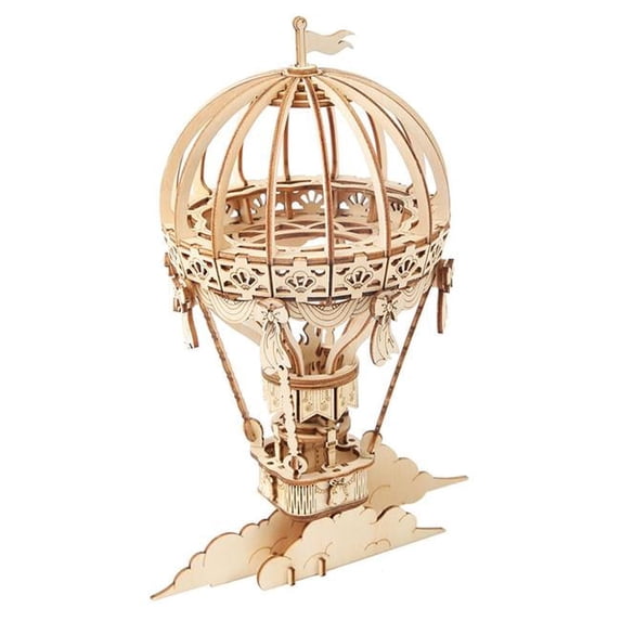 Classic 3D Wood Hot Air Balloon Puzzles