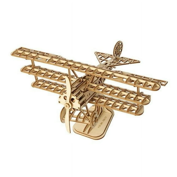 Classic 3D Wood Tri-Plane Puzzles