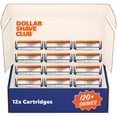 thumbnail image 1 of Dollar Shave Club Classic 4 Blade Razor Refill Easy Rinsing (12ct), 1 of 7
