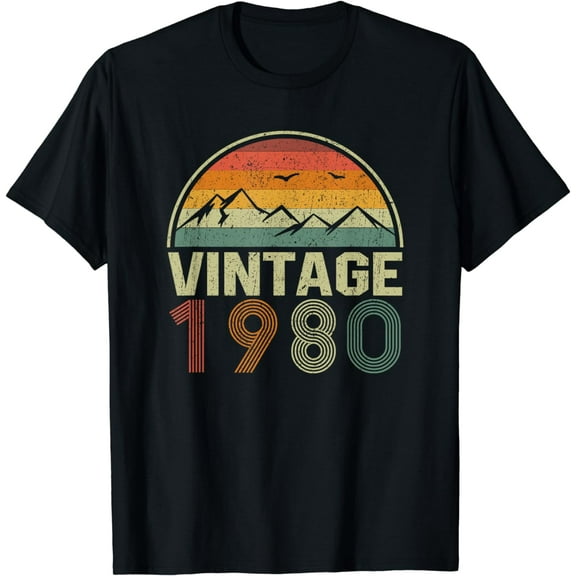 Classic 44th Birthday Gift Idea Vintage 1980 T-Shirt