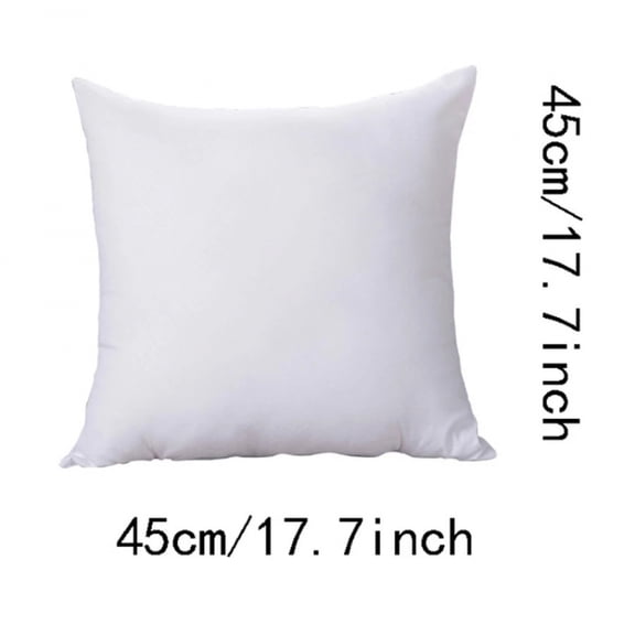 Classic 45x45cm Solid Color Cushion Core Soft Head Pillow Inner PP Cotton Filling Funny Health Care Customized Cushion Filler