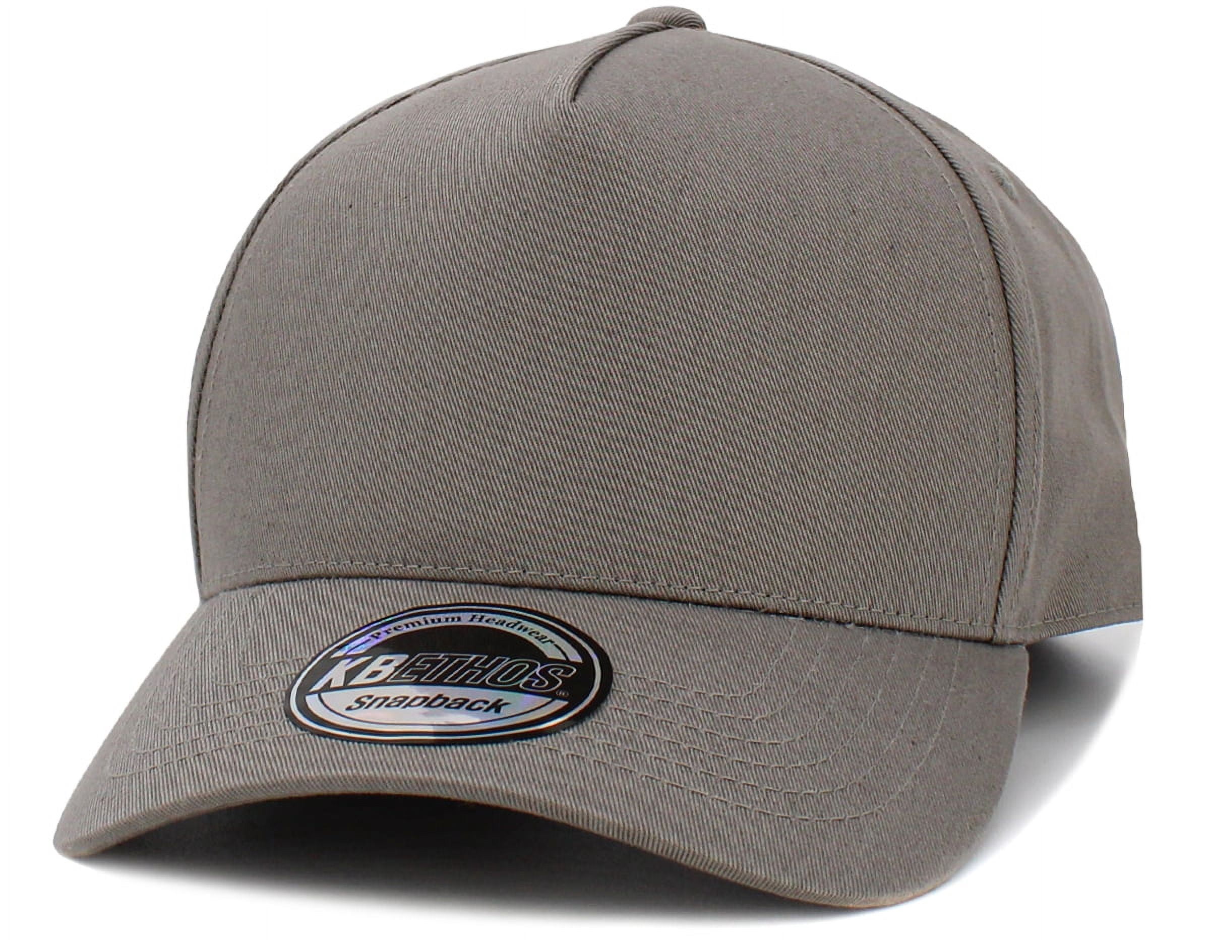Unisex Cotton 5-Panel Snap Back Hat Adjustable Vintage Style Classic 5 Panel Cotton Baseball Cap Hat Adjustable Snapback  main image 4
