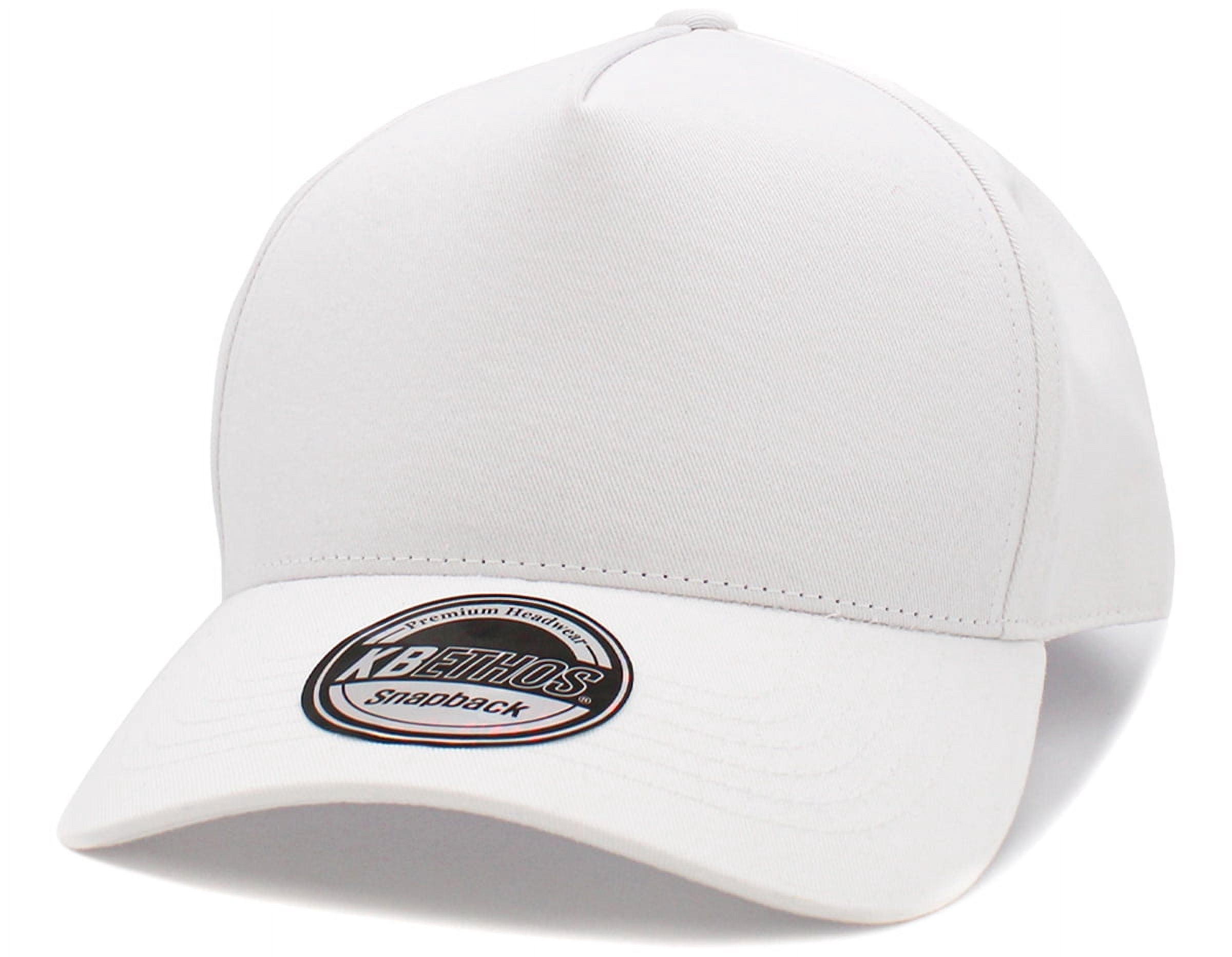 Classic 5 Panel Cotton Baseball Cap Hat Adjustable Snapback 