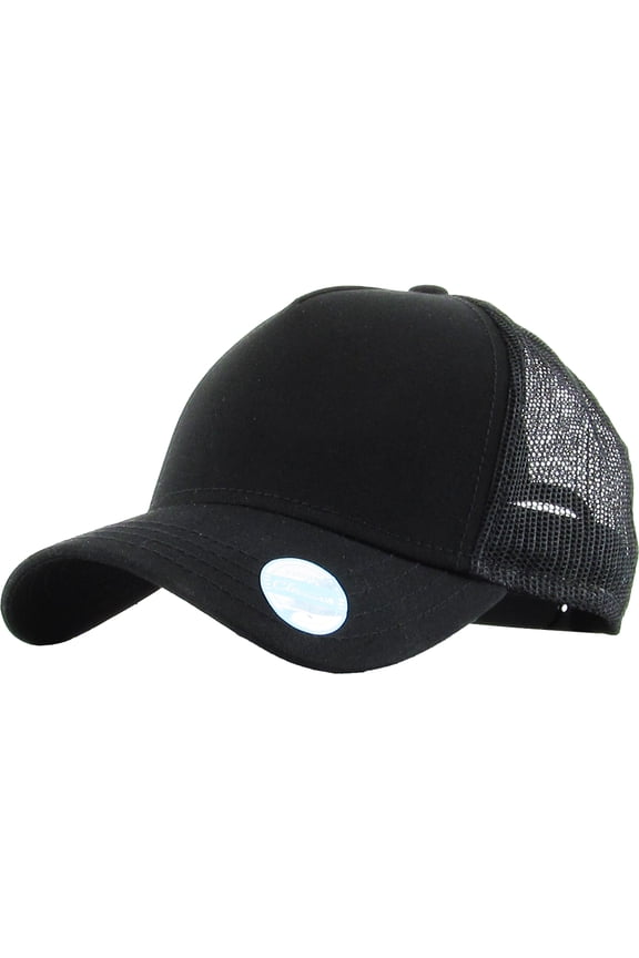 Classic 5 Panel Mesh Cotton Twill Trucker Cap Adjustable Snapaback Hat
