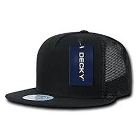 Classic 5 Panel With Rope - Black
