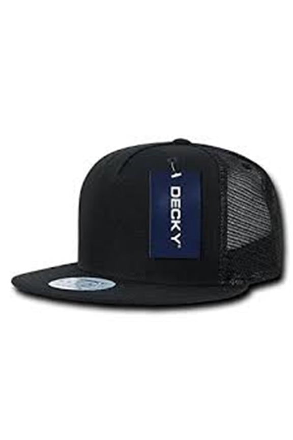 Classic 5 Panel With Rope - Black