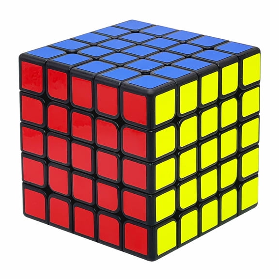 Classic 5x5 Speed Cube Black, 5x5x5 Cube Puzzle Toys