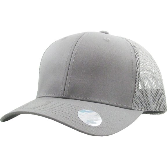 Classic 6 Panel Mesh Cotton Twill Trucker Cap Adjustable Snapaback Hat