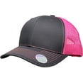thumbnail image 1 of Classic 6 Panel Mesh Cotton Twill Trucker Cap Adjustable Snapaback Hat, 1 of 5