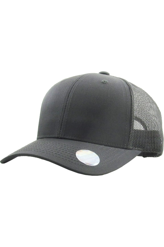 Classic 6 Panel Mesh Cotton Twill Trucker Cap Adjustable Snapaback Hat