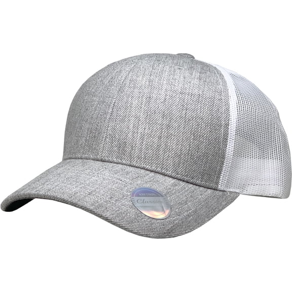 Classic 6 Panel Mesh Cotton Twill Trucker Cap Adjustable Snapaback Hat