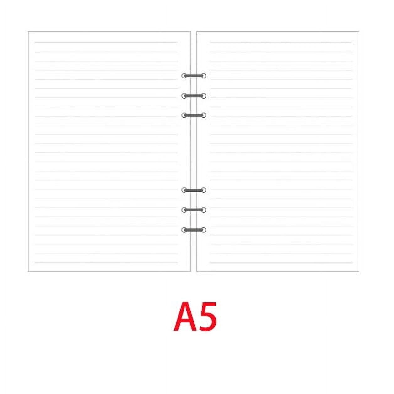 Classic 6 holes binder notebook inner paper core/refilling inner papers ...