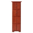thumbnail image 1 of Classic 72" Tall Triangle Corner Cabinet Pantry Storage with 8 Doors and Adjustable Shelves for Bedroom Living Room Kitchen, 1 of 13