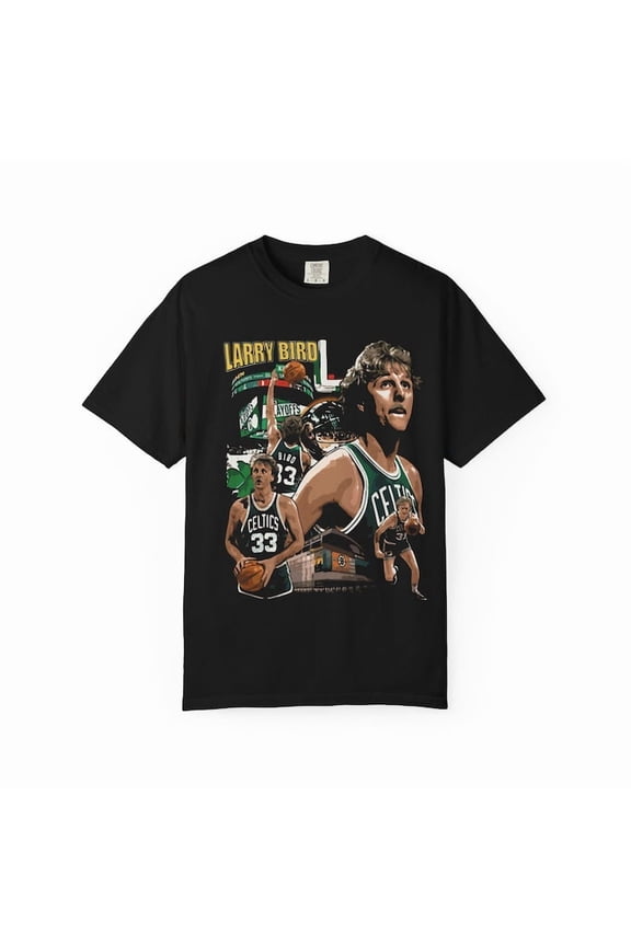 Classic 80s Boston Larry Legend Sports Basketball Tee