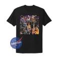 thumbnail image 1 of Classic 80s Pop Culture Retro Mashup T-Shirt Black, 1 of 2