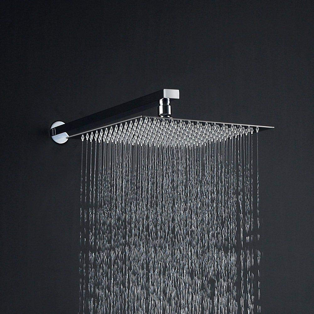 Classic 8X8 Inch Shower With 18 inch Arm Stainless Steel Overhead ...
