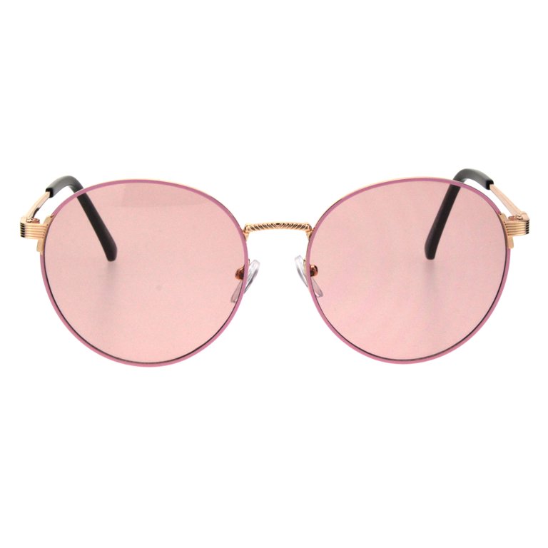 Classic 90s Dad Round Metal Rim Trendy Retro Fashion  display picture 2