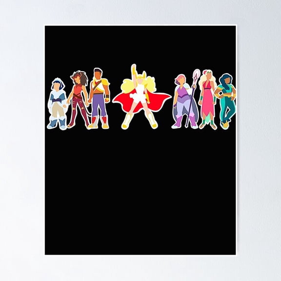 Classic 90s Sitcom Character Graphic Wall Decor Urban Comedy Fan Art, Unframed Poster