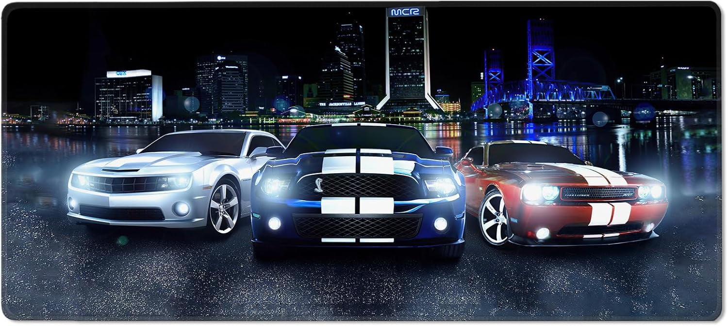 Classic 911 Sports Car Gaming Mouse Pad Non-Slip Rubber Desk Mat Racing ...