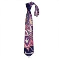 thumbnail image 1 of Classic Abstract Geometric Necktie - Wrinkle-Free Satin Formal Tie for Prom & Business (58.3"), 1 of 5