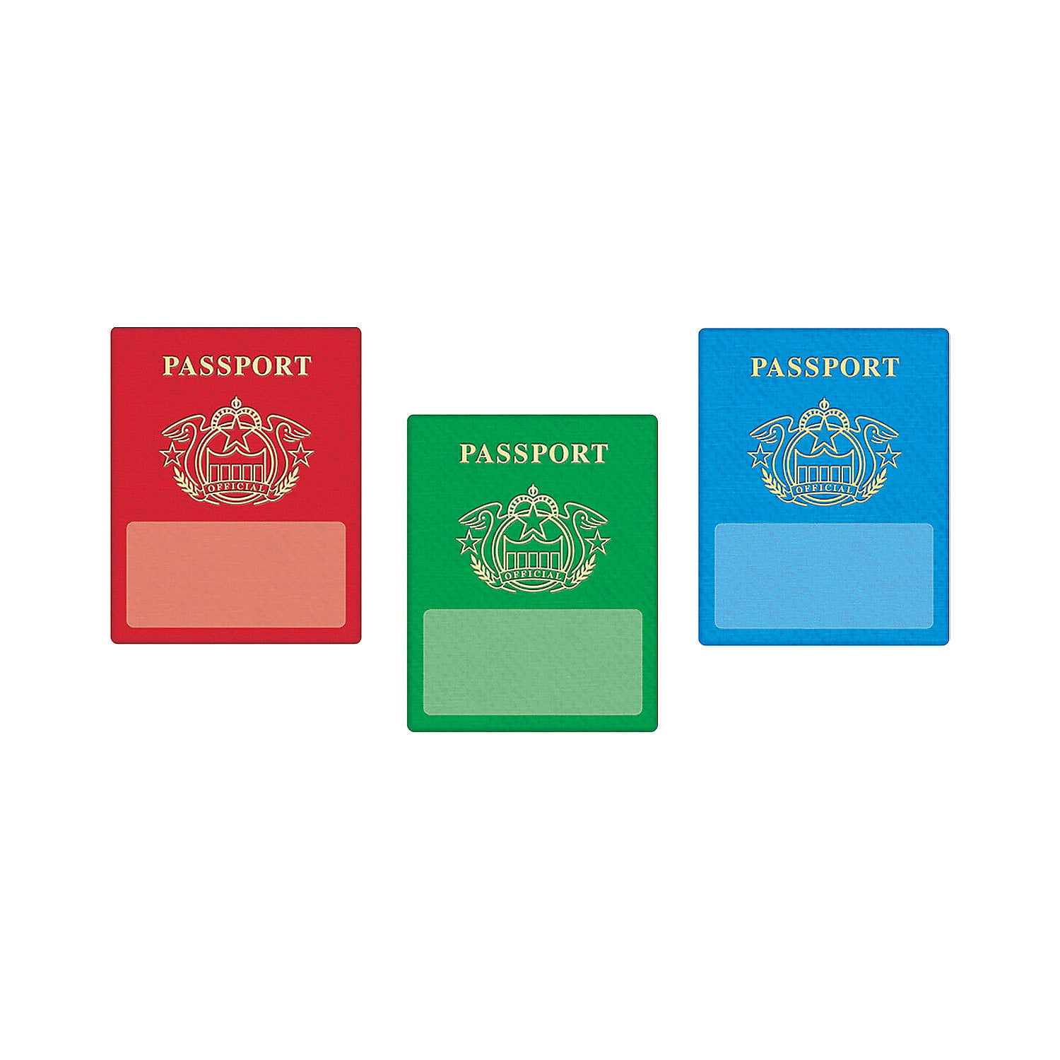 Classic Accents® Passport Bulletin Board Cutouts, Educational, Party Supplies, 36 Pieces