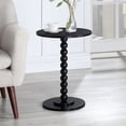 thumbnail image 1 of Classic Accents Venetian Islands Spindle Table in Black Wood Finish, 1 of 6