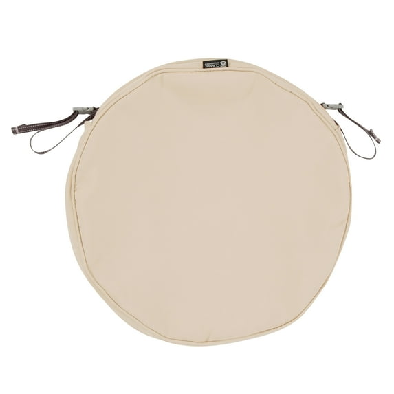 Classic Accessories 15"x2" Beige Patio Cushion Slipcover, Montlake
