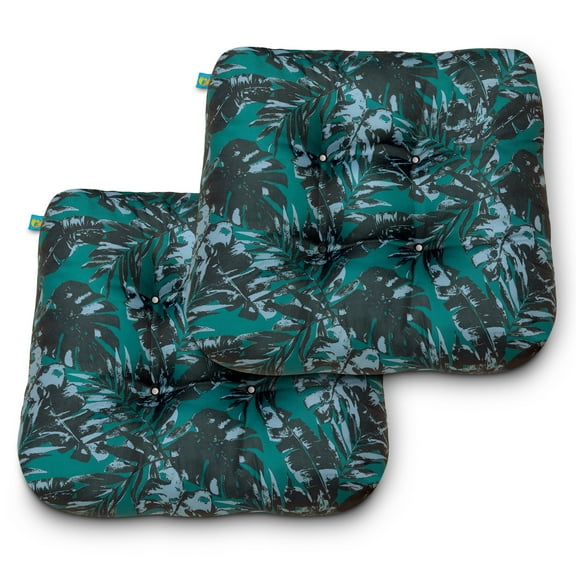 Duck Covers Water-Resistant Indoor/Outdoor Seat Cushions, 19 x 19 x 5 Inch, 2 Pack