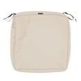 thumbnail image 1 of Classic Accessories Montlake FadeSafe Water-Resistant 19 x 19 x 3 Inch Square Patio Dining Seat Cushion Cover, Antique Beige, 1 of 14